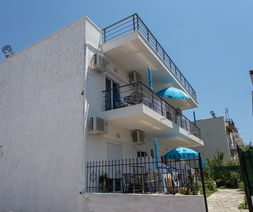 Halkidiki beach apartments 1 Nea Kallikratia Vergia beach Nea Kallikrateia Exteriör bild